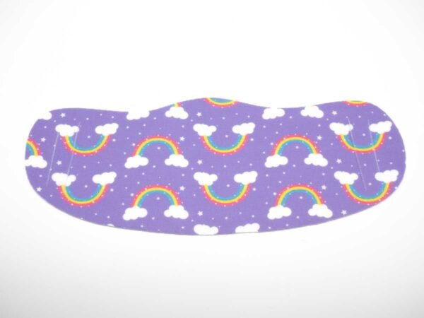 Pack of 2 Reusable Face Masks in Rainbow Print