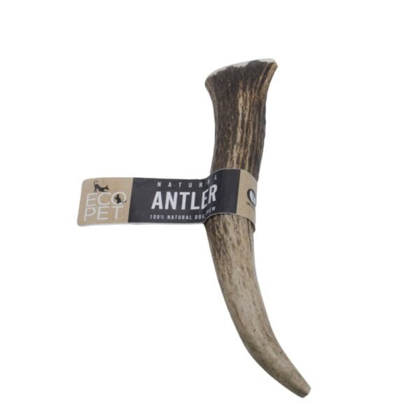Eco Pet 100% Natural Premium Long Lasting Red Deer Elk Antler Dog Chew Toy Rich in Protein and Calcium – Small – Medium – Large