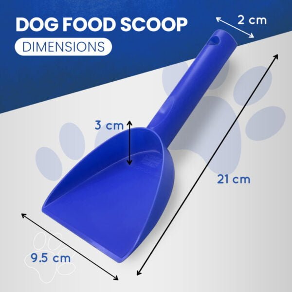 UK Made Eco-Friendly Dog Food Scoop 4 Assorted Colours